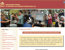 Tablet Screenshot of iisac.org